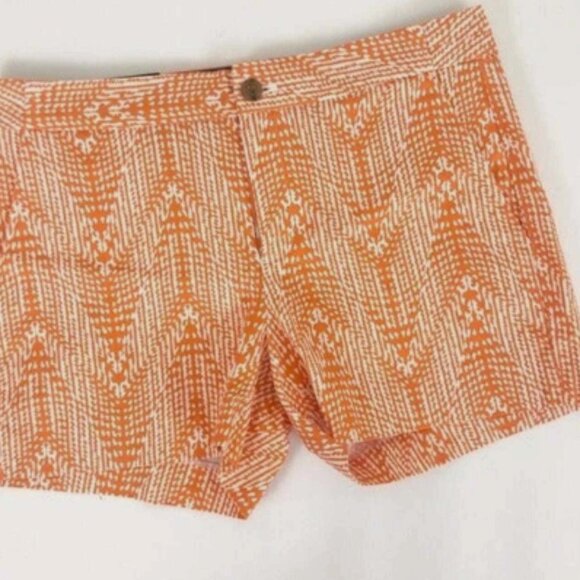 Banana Republic Hampton Fit Patterned Shorts Size 4 - Picture 1 of 5